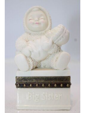 Dept 56 Snowbabies - Big Sister Sentiment Box